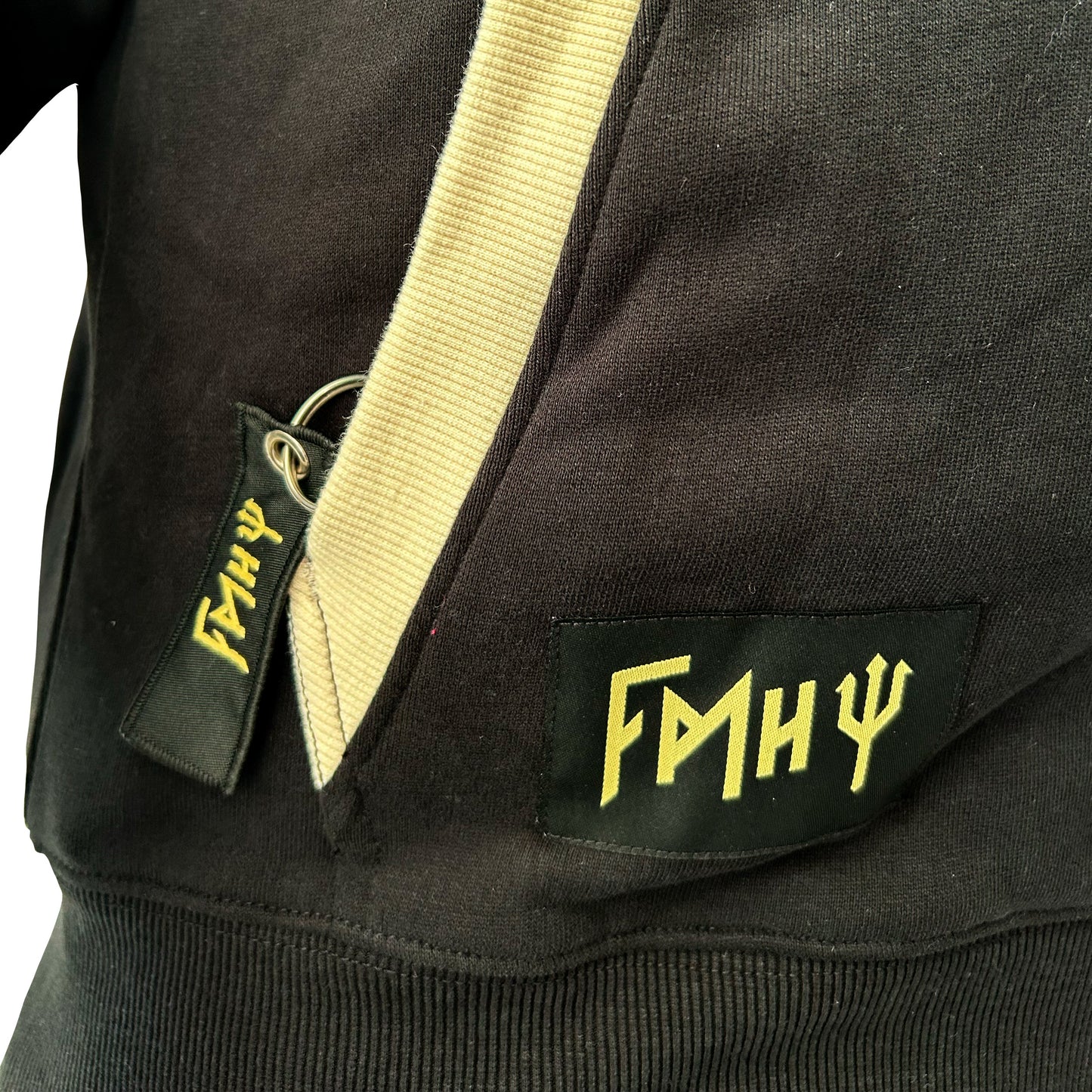 FMH - HoodZip - Stick Logo